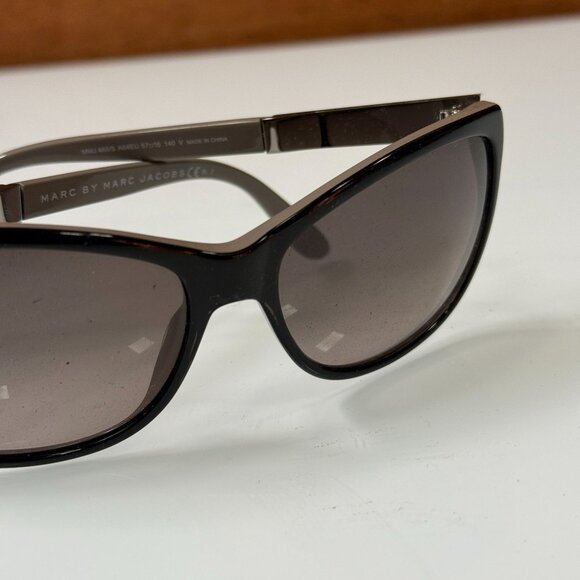 Marc Jacobs MMJ 465/S Cat Eye Sunglasses Black Women 57-16 140 Designer Shades - Picture 7 of 8